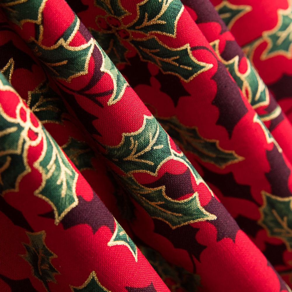 Algodão Natal Azevinho Vermelho - Ribes y Casals