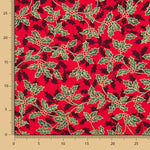 Algodão Natal Azevinho Vermelho - Ribes y Casals