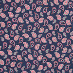 Algodão Paisley Azul - Ribes y Casals