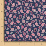 Algodão Paisley Azul - Ribes y Casals