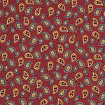 Algodão Paisley Castanho - Ribes y Casals