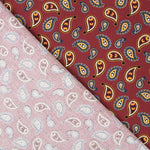 Algodão Paisley Castanho - Ribes y Casals
