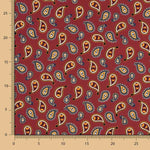 Algodão Paisley Castanho - Ribes y Casals