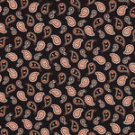 Algodão Paisley Preto - Ribes y Casals