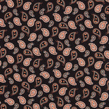 Algodão Paisley Preto - Ribes y Casals
