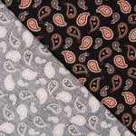 Algodão Paisley Preto - Ribes y Casals
