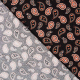 Algodão Paisley Preto - Ribes y Casals