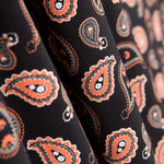 Algodão Paisley Preto - Ribes y Casals