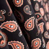 Algodão Paisley Preto - Ribes y Casals