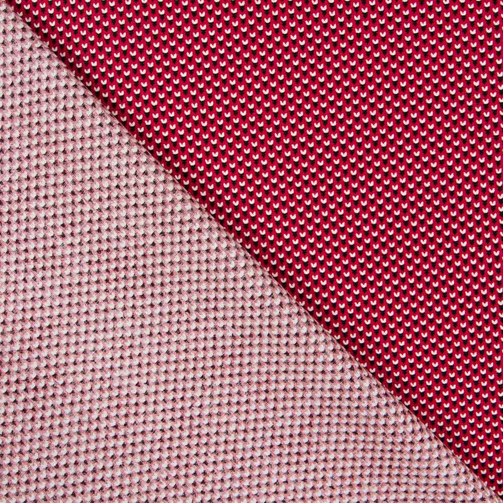 Algodão Patchwork Foulard Vermelho - Ribes y Casals