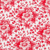 Algodão Patchwork Lily Buquê Vermelho - Ribes y Casals