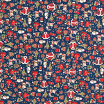 Retal Algodón Navidad Casaca Azul 95x140 cm - Ribes y Casals