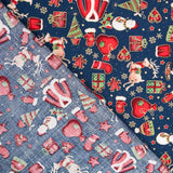 Casaco de Natal Azul Algodão - Ribes y Casals