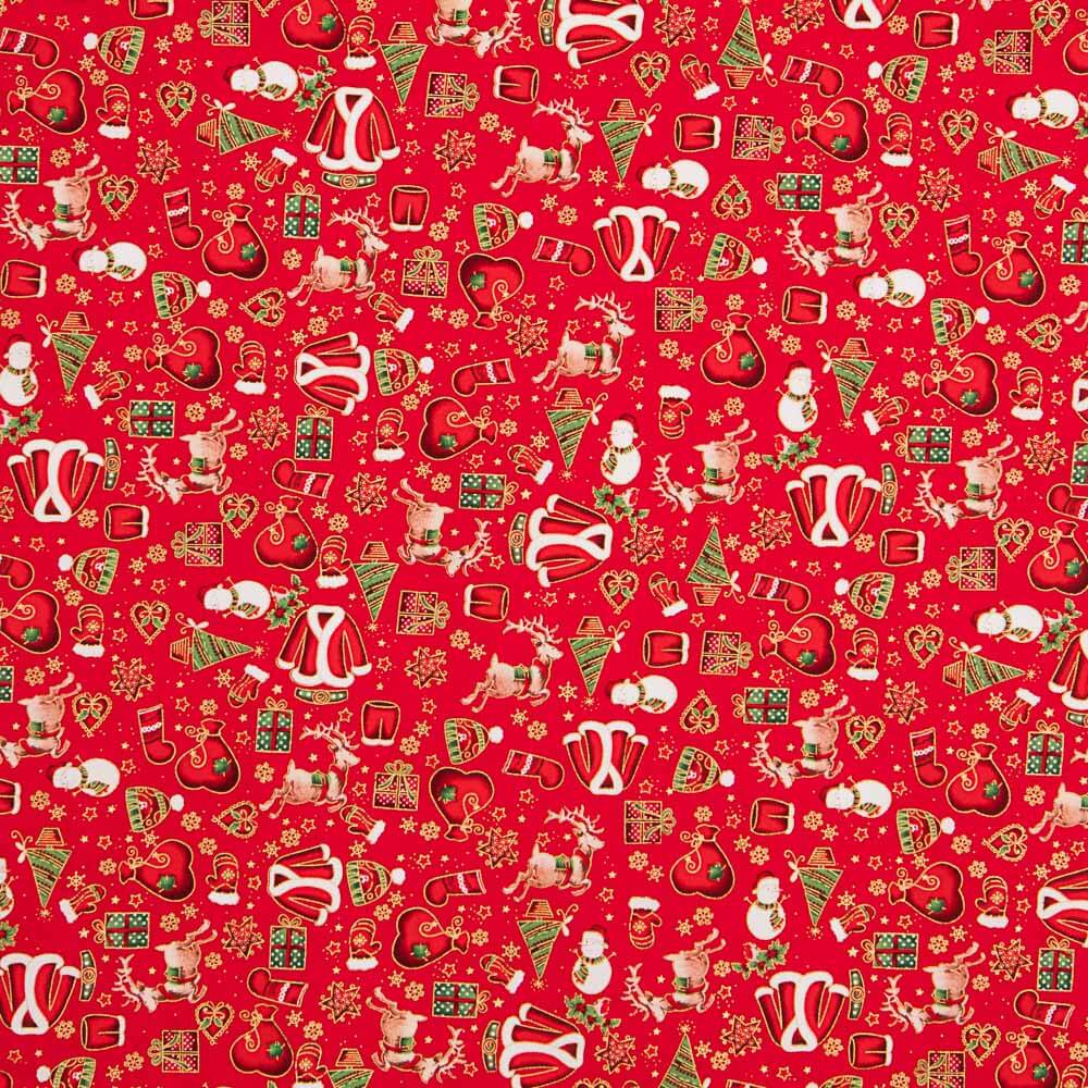 Casaco de Algodão Vermelho Natal - Ribes y Casals