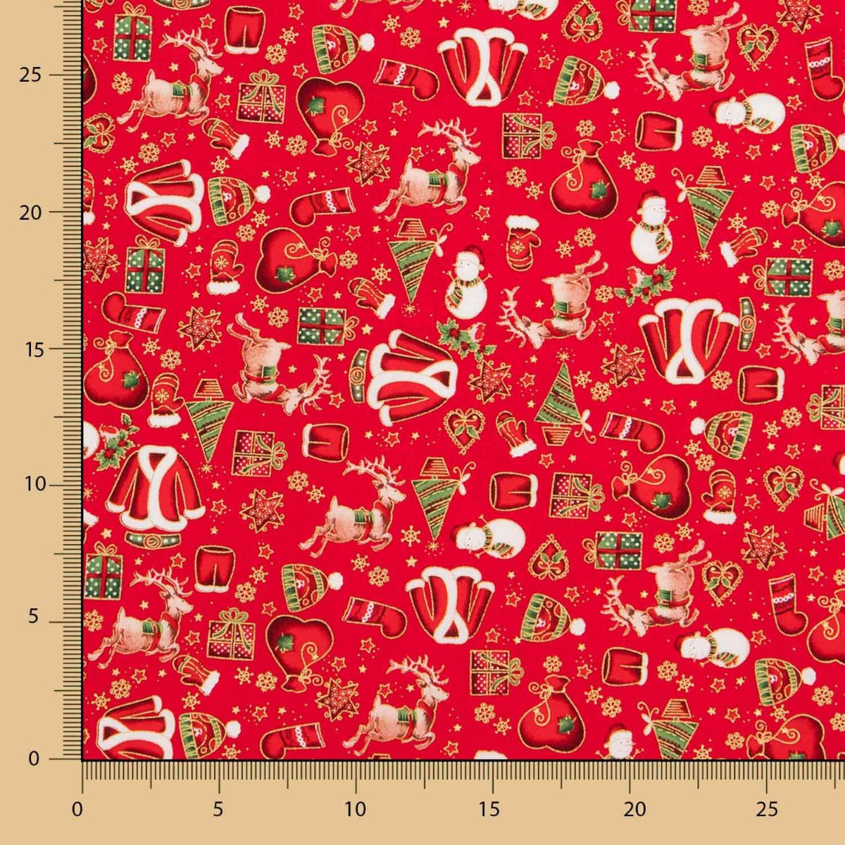 Casaco de Algodão Vermelho Natal - Ribes y Casals
