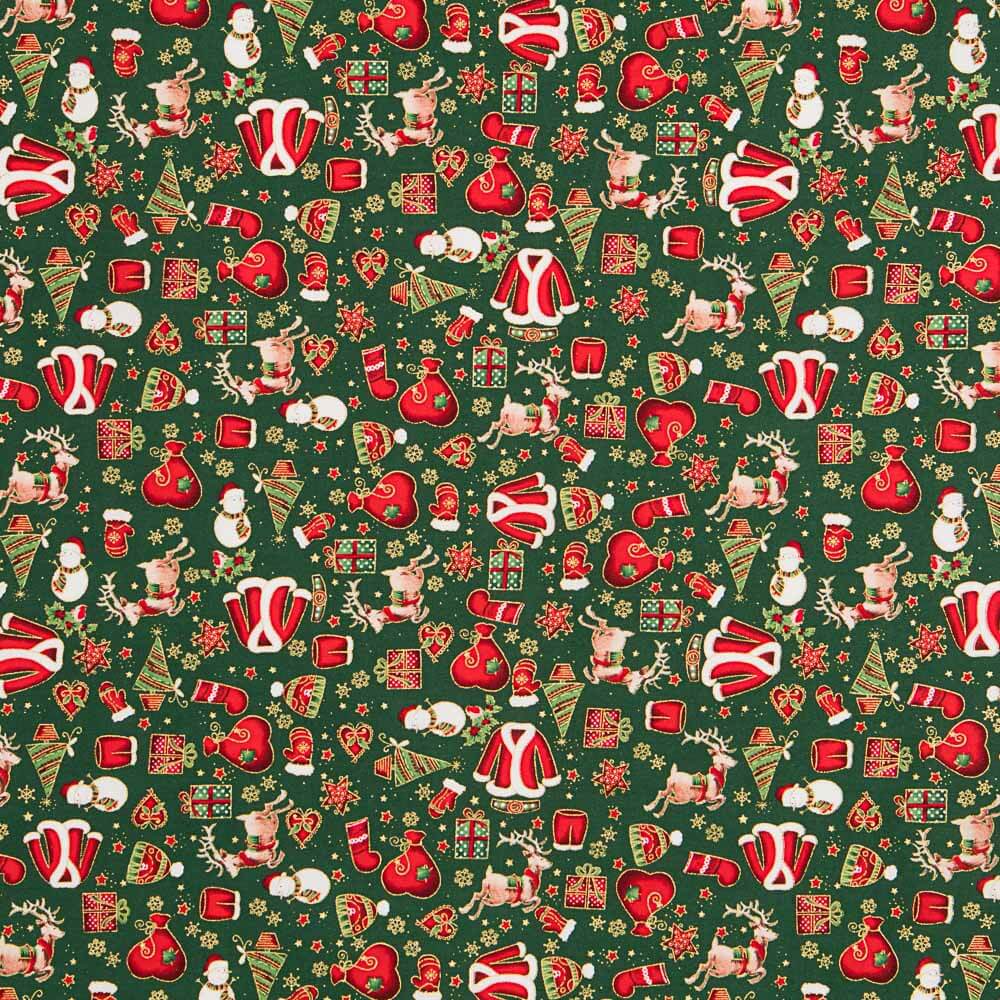 Algodão de Natal com casaco verde - Ribes y Casals