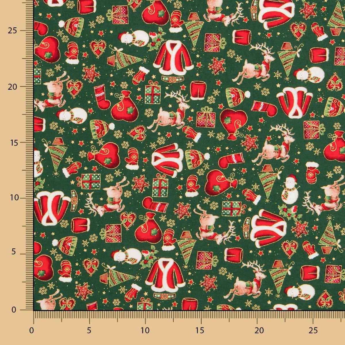 Algodão de Natal com casaco verde - Ribes y Casals