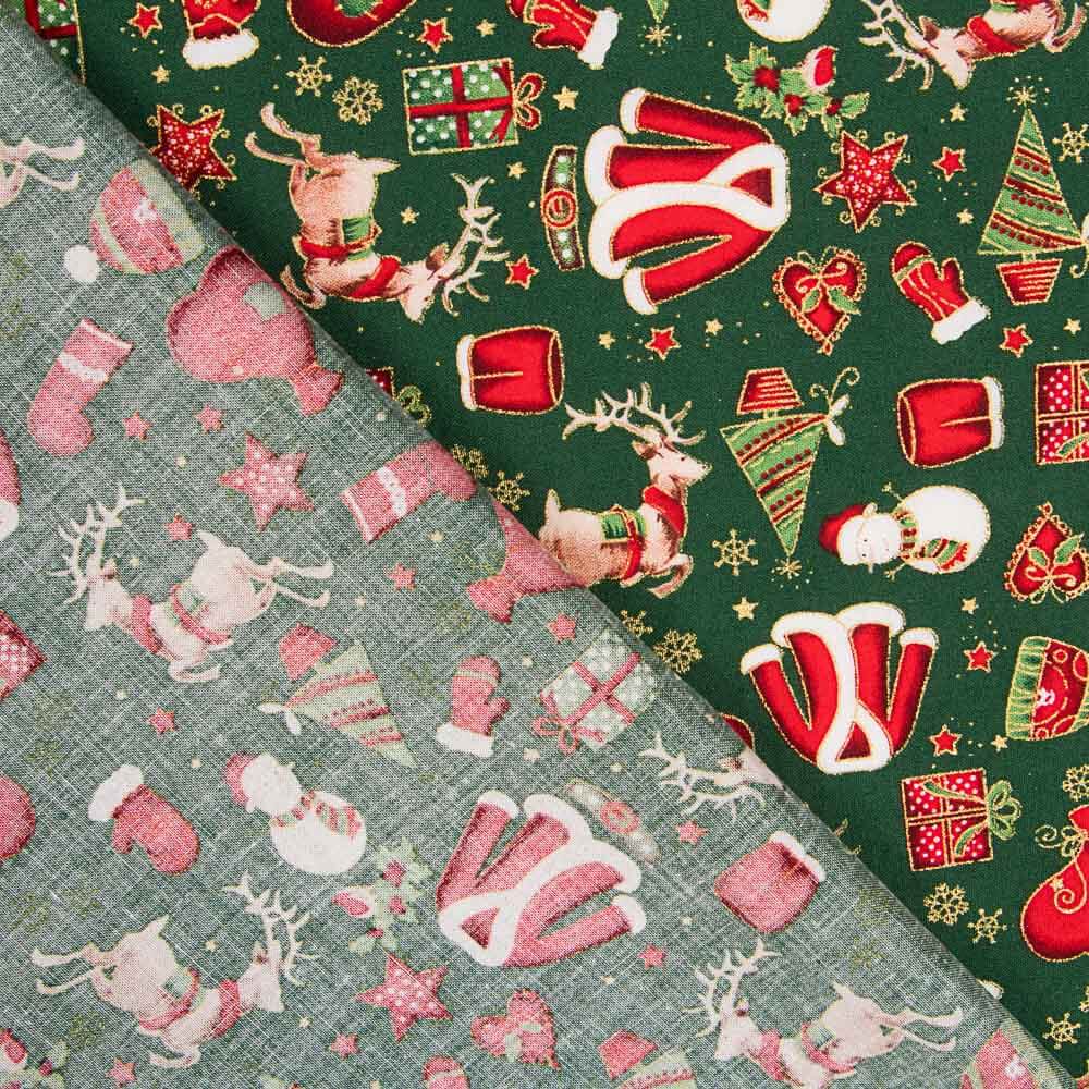 Algodão de Natal com casaco verde - Ribes y Casals