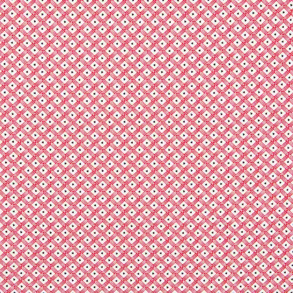 Algodão Patchwork Treliças - Ribes y Casals