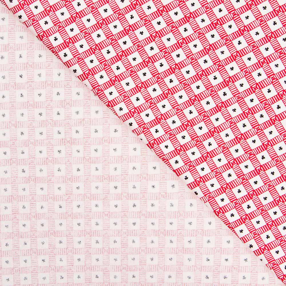 Algodão Patchwork Treliças - Ribes y Casals