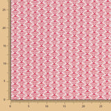 Algodão Patchwork Tri Leaf Vermelho - Ribes y Casals