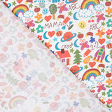 Algodão Popeline Infantil ABC - Ribes y Casals