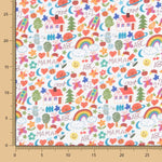 Algodão Popeline Infantil ABC - Ribes y Casals