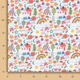 Algodão Popeline Infantil ABC - Ribes y Casals