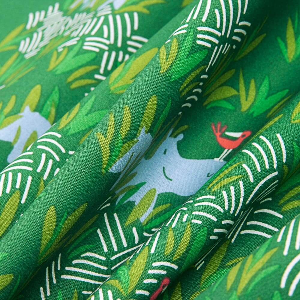 Popeline Algodão Hipopótamo - Ribes y Casals