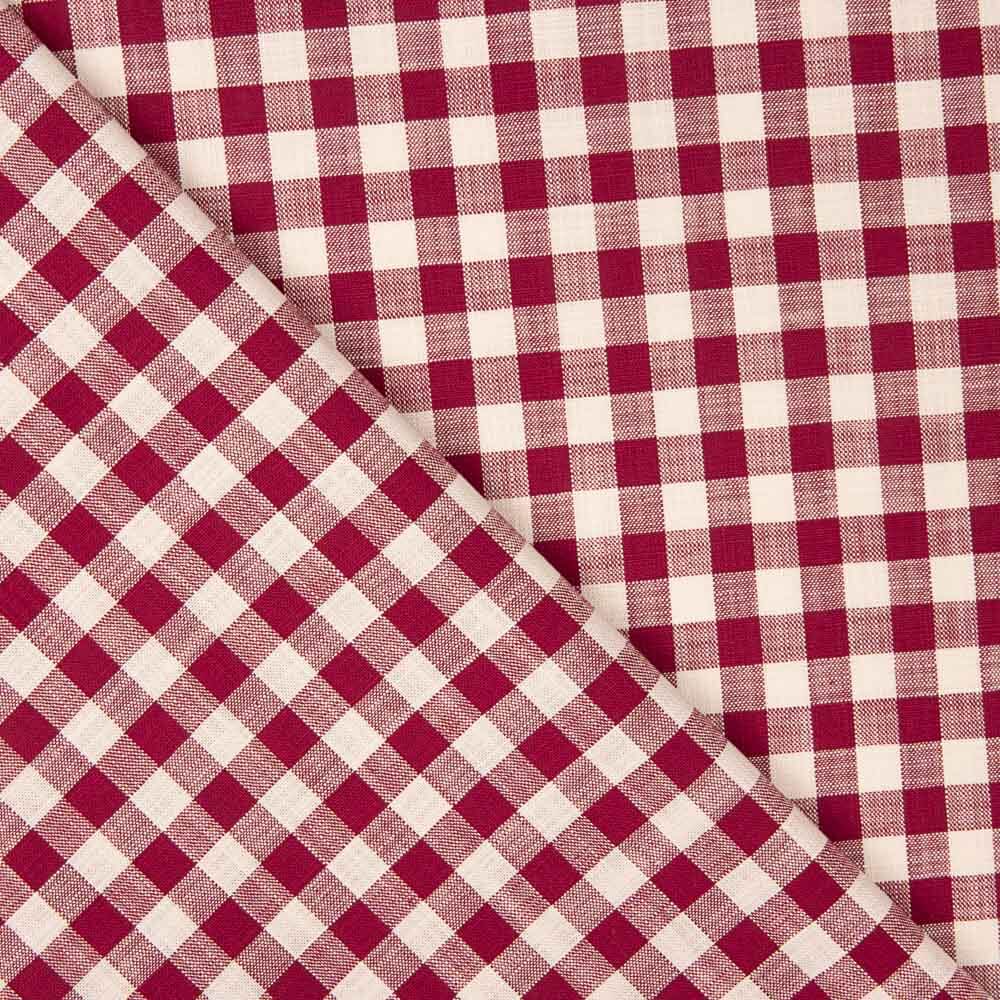 Algodão Rústico Quadrado Mini Vermelho - Ribes y Casals