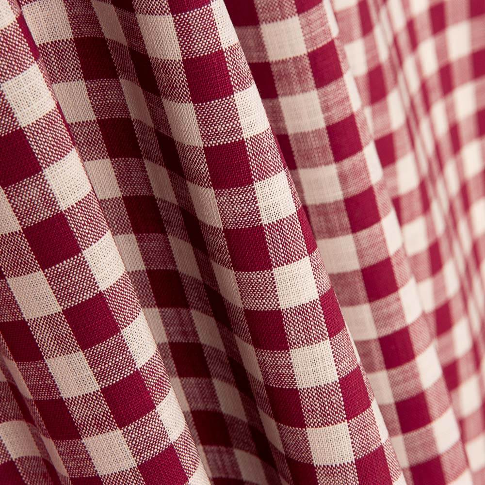 Algodão Rústico Quadrado Mini Vermelho - Ribes y Casals