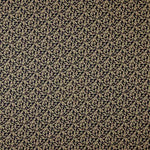 Popeline Algodão Ramos Dourados Marinho - Ribes y Casals