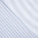 Algodão Listras Vichy Mini Azul Claro - Ribes y Casals