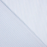 Algodão Listras Vichy Mini Azul Claro - Ribes y Casals