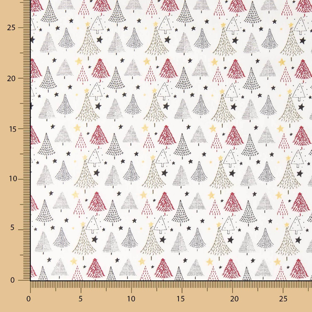 Algodão Árvores de Natal Branco - Ribes y Casals