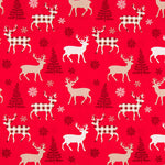 Algodão de Natal Veado Vermelho Alpino - Ribes y Casals