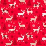 Algodão de Natal Veado Vermelho Alpino - Ribes y Casals