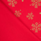 Algodão Vermelho Estrela Natal Ouro - Ribes y Casals