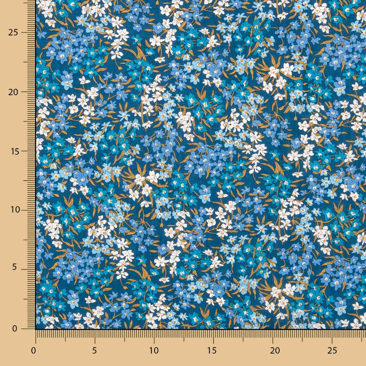 Algodão Sea Blossoms Tana Lawn Liberty - Ribes y Casals