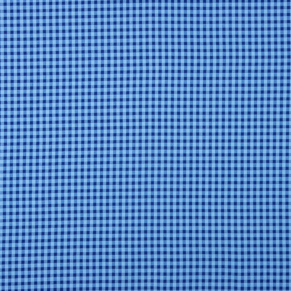 Algodão Seersucker Algodão Azul Royal - Ribes y Casals