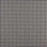 Algodón Seersucker Cuadro Medio Negro/Blanco - Ribes y Casals