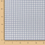 Algodón Seersucker Cuadro Medio Gris - Ribes y Casals