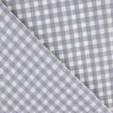 Algodón Seersucker Cuadro Medio Gris - Ribes y Casals