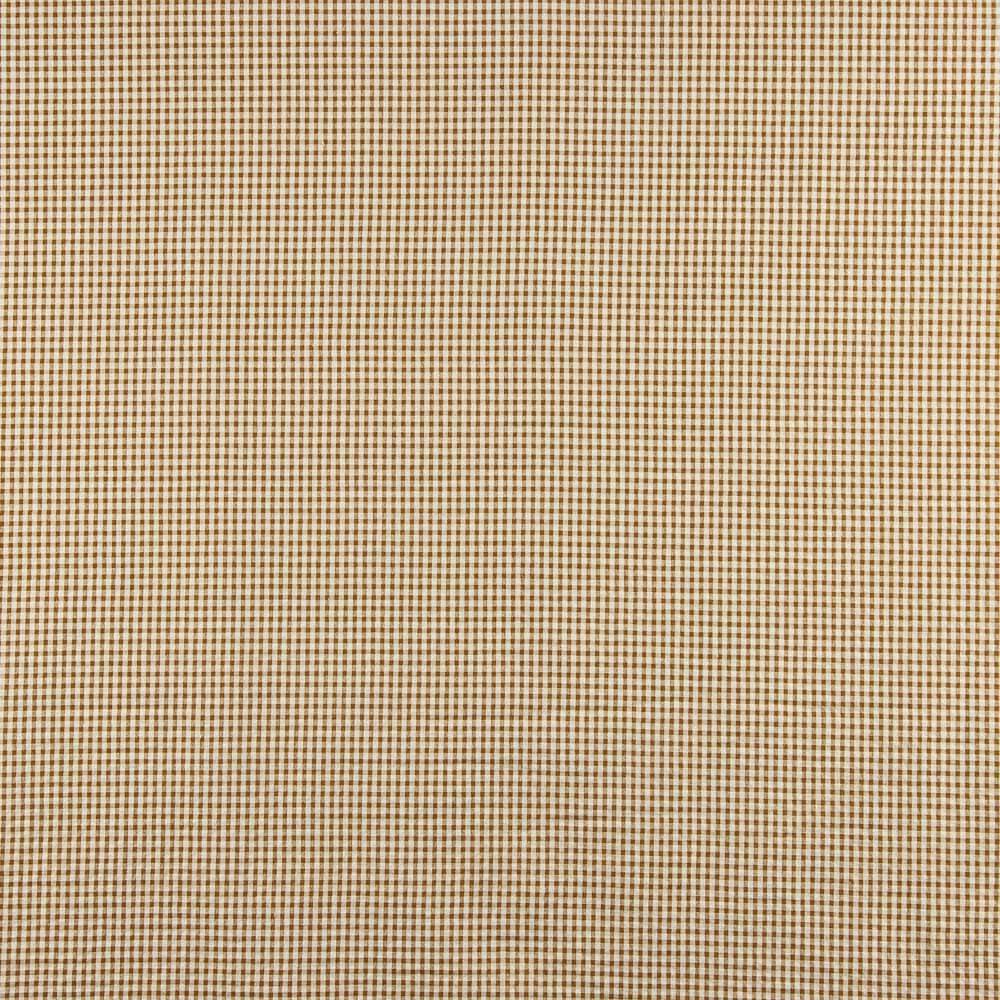 Algodão Seersucker Quadrado Mini Marrom - Ribes y Casals