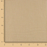 Retal Algodón Seersucker Cuadro Mini Marrón 140x140 cm - Ribes y Casals