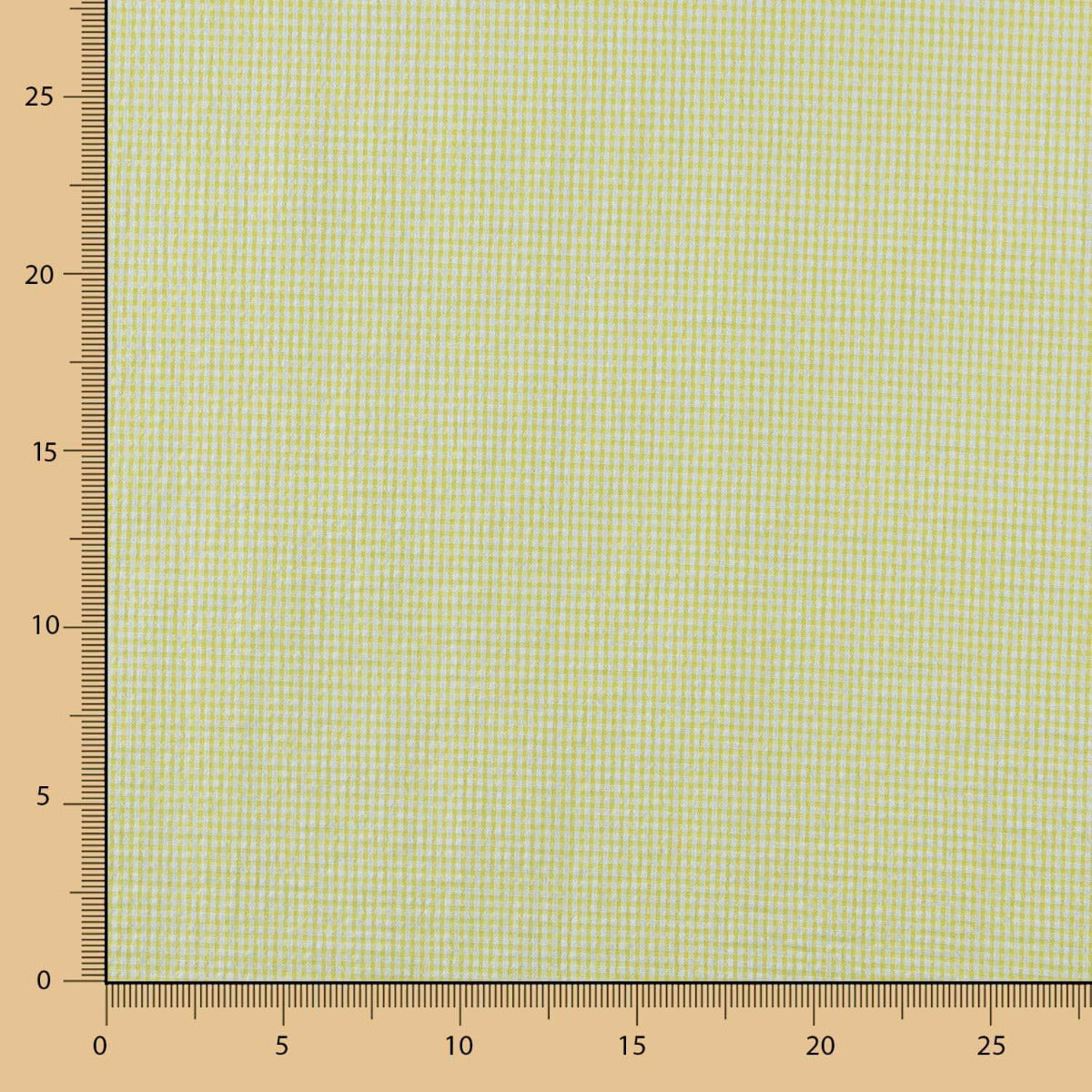 Algodão Seersucker Xadrez Mini Verde Lima - Ribes y Casals