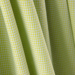 Algodão Seersucker Xadrez Mini Verde Lima - Ribes y Casals