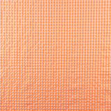 Algodão Seersucker Xadrez Laranja Fluor - Ribes y Casals