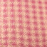 Algodão Seersucker Xadrez Rosado - Ribes y Casals