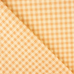 Algodão Seersucker Xadrez Baunilha - Ribes y Casals